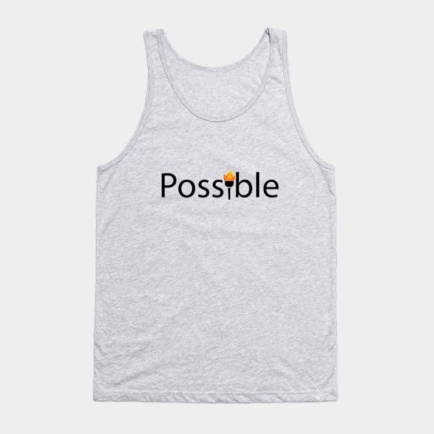 Possible artistic typography design Tank Top by CRE4T1V1TY